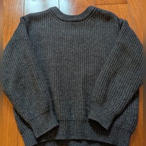 Zara Cozy Black Knit Sweater
